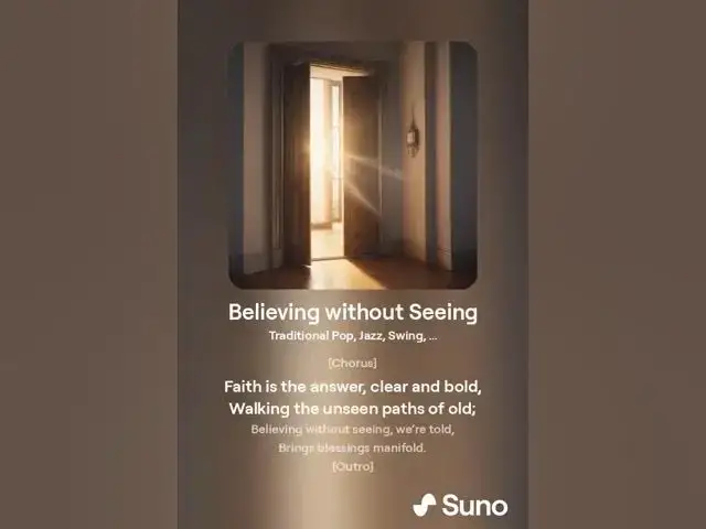 Video thumbnail for Believing without Seeing