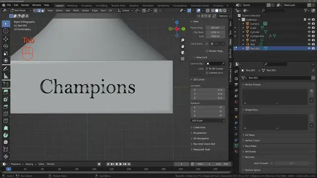 Video thumbnail for Engraving Your Text Onto Objects In Blender 3
