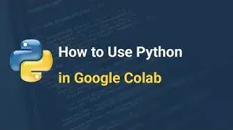 'Video thumbnail for Python Beginner Tutorial: How to use Python with Google Colab'