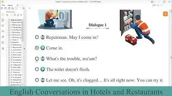 Video thumbnail for English Conversation | Facilities maintenance