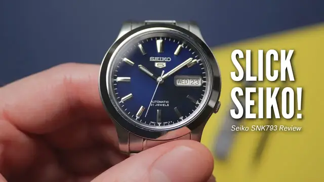 Video thumbnail for The BEST Watch ANYONE Can Afford? | My First Ever ‘Seiko 5’ - Seiko SNK793K1 Review