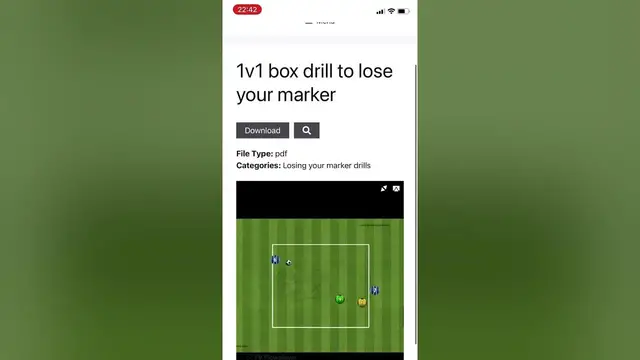 Video thumbnail for Soccer Source Coaching drills library