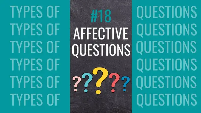 Video thumbnail for Teachers: How To Ask Affective Questions #shorts