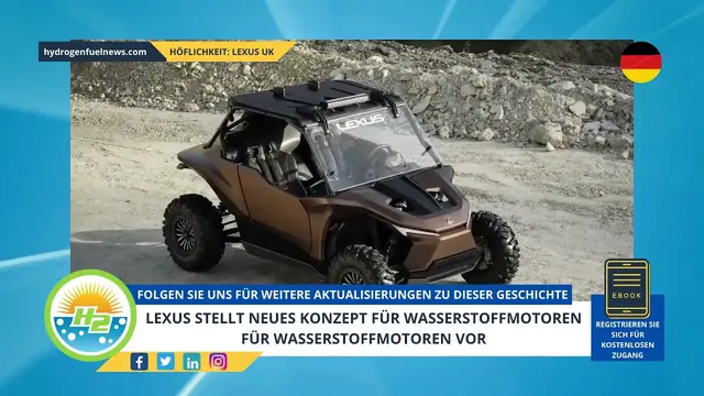 Video thumbnail for Lexus unveils new hydrogen engine recreational vehicle concept