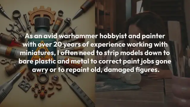 Video thumbnail for The Best Way to Unglue and Strip Paint from Warhammer Miniatures