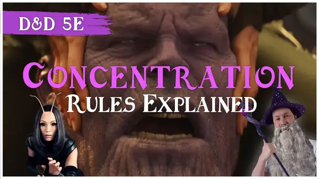 Video thumbnail for Concentration Rules Explained: D&D 5e Spellcasting Basics