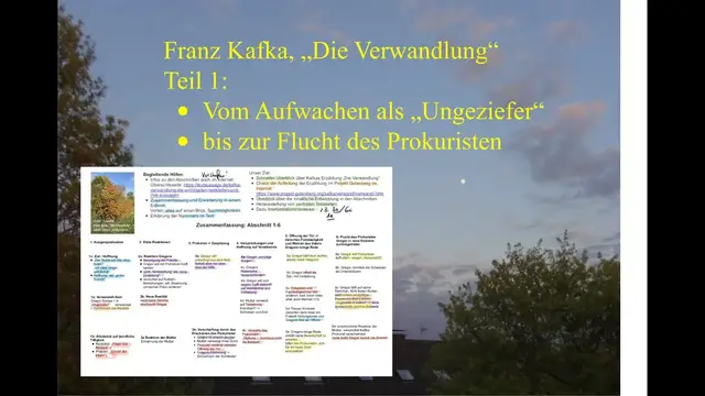 Video thumbnail for Kafka, „Die Verwandlung“, Teil 1: Nur halb akzeptierter Absturz aus einem falschen Leben
