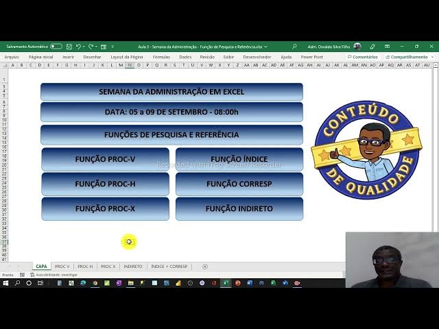 Video thumbnail for Aula 3 - Semana da Administração - Funções de Pesquisa e Referência