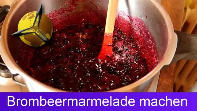 Video thumbnail for Brombeermarmelade selber machen - Rezept & Anleitung