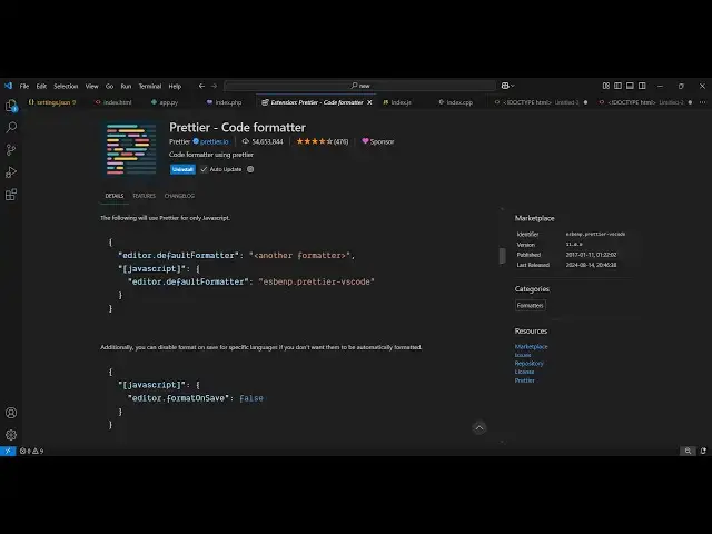 Video thumbnail for Format Your Code Instantly with the Prettier VSCode Extension – Boost Your Productivity!