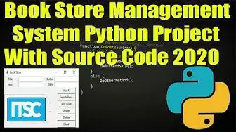 Video thumbnail for Book Store Management System In Python Projects With Source Code 2020 Free Download