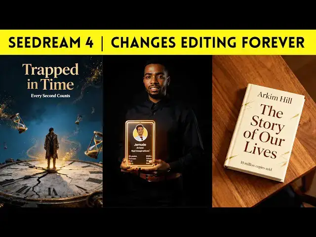 'Video thumbnail for Seedream 4 | The Next Level Image Editing & Generation'