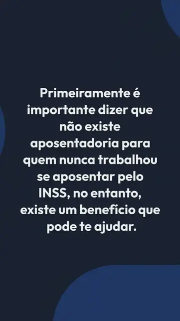 'Video thumbnail for Requisitos Para Quem Nunca Contribuiu Ao INSS Receber Beneficio'