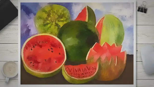 'Video thumbnail for Viva la Vida, Sandías, 1954 Frida Kahlo'
