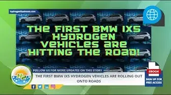Video thumbnail for The First BMW iX5 Hydrogen Cars are Rolling Out Onto Roads!