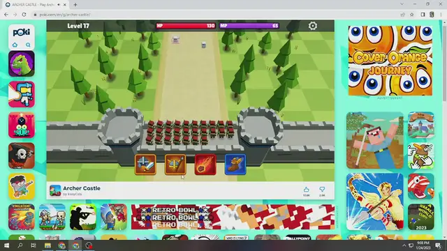 Video thumbnail for archer castle flash game