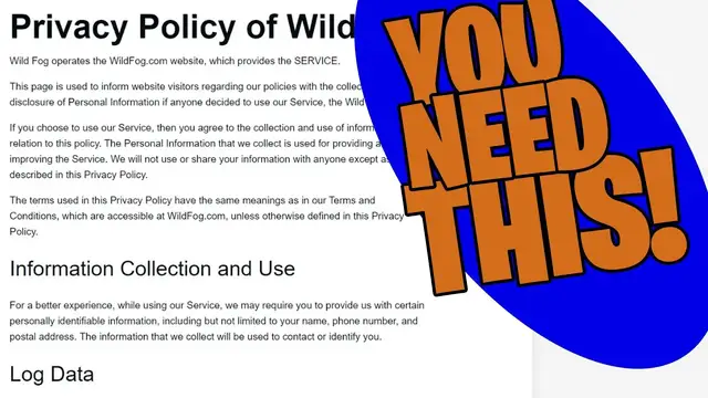 Video thumbnail for The Fastest Way to Make Your Privacy & Cookie Policies [Sidebar Update]