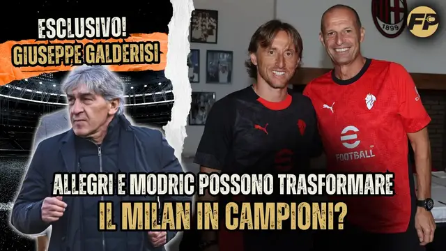 'Video thumbnail for Giuseppe Galderisi: Riusciranno Max Allegri e Luka Modric a trasformare il Milan in campioni?'