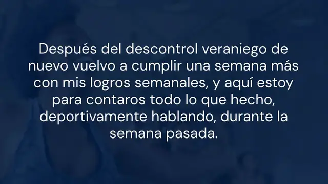 Video thumbnail for Mis logros de la semana del 2 al 8 de septiembre del 2013