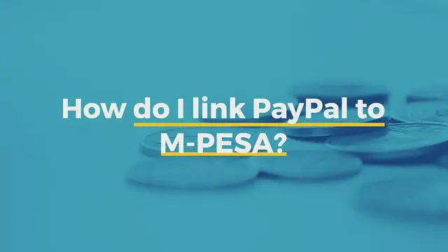 Video thumbnail for How do I link PayPal to M-PESA
