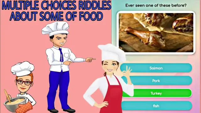 Video thumbnail for Synthesis of knowledge multiple choice riddles about some foods | Vu Giang Channel