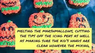 Video thumbnail for Pumpkin Shaped Rice Krispies Halloween Recipe