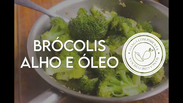 'Video thumbnail for Brócolis Alho e Óleo'