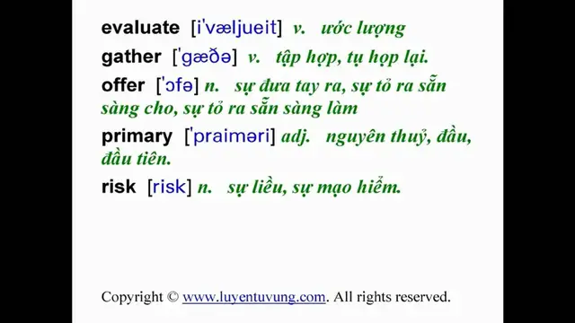 Video thumbnail for Essential Words for the TOEIC - Lesson 02