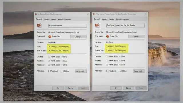 Video thumbnail for 5 Tips to Reduce PowerPoint File Size - Vegaslide