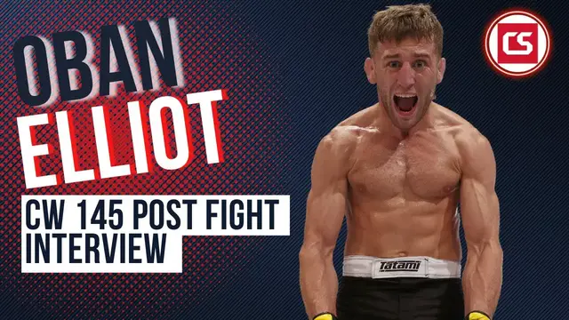 Video thumbnail for Oban Elliot Cage Warriors 145 Post Fight Interview