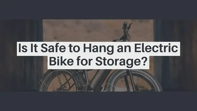 Video thumbnail for Is It Safe to Hang an Electric Bike?