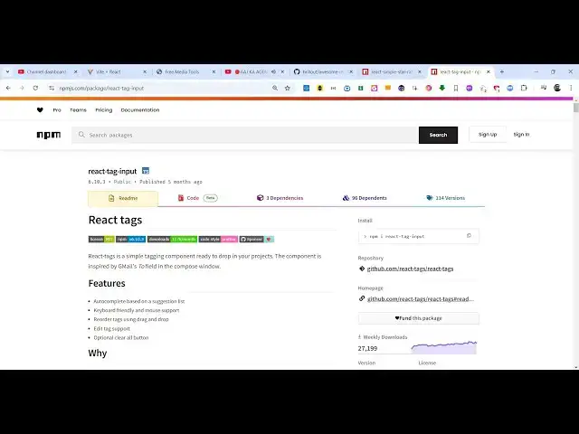 Video thumbnail for Build a React.js Drag and Drop Tag Input Component With Autocomplete in JSX Using react-tag-input