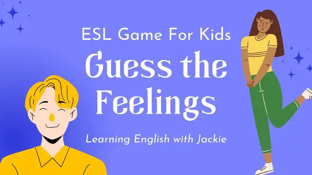 Video thumbnail for Guess the Feelings Game For Kids | Fun ESL Activity & Worksheets