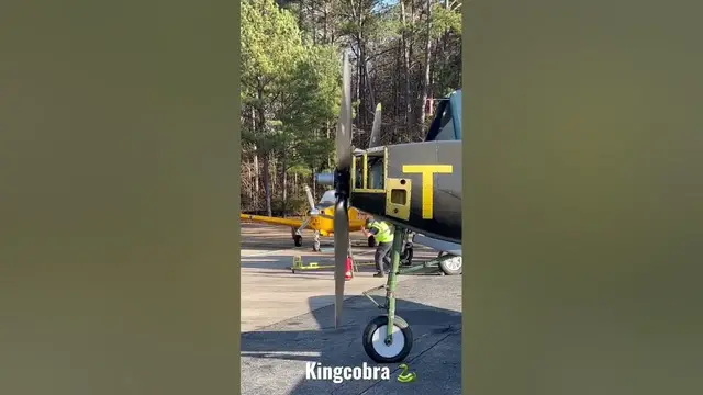 'Video thumbnail for Kingcobra 🐍 power! #aviationhistory #warbird #avgeeks'