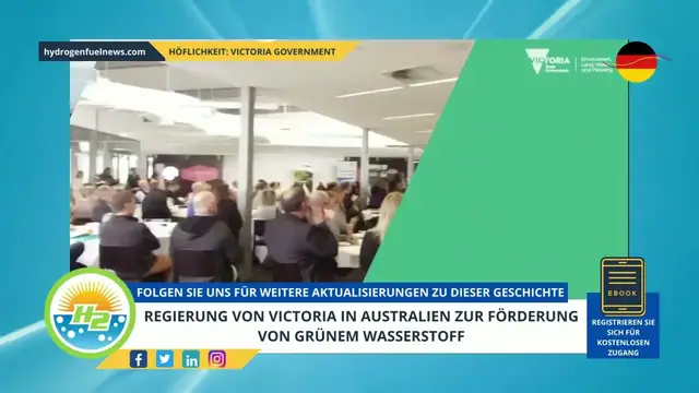 Video thumbnail for [German] Victoria government in Australia to fund green hydrogen