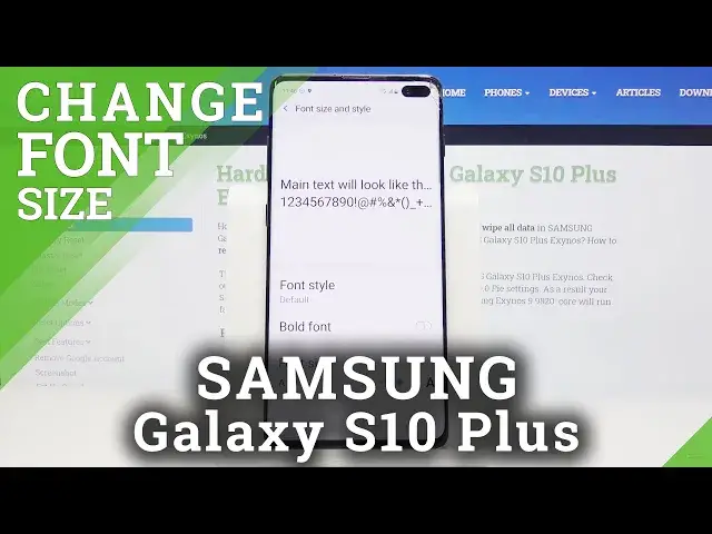 'Video thumbnail for How to Change Font Size in Samsung Galaxy S10 Plus - Personalize Display'