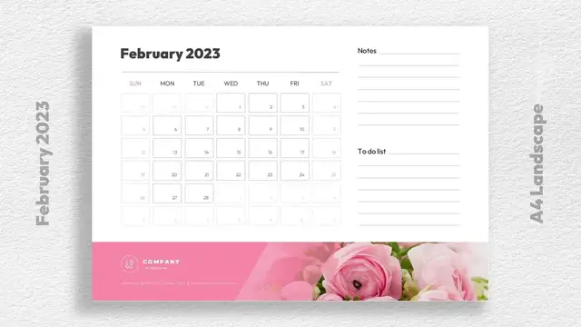 Video thumbnail for Free Printable February 2023 Calendar Template Free Download