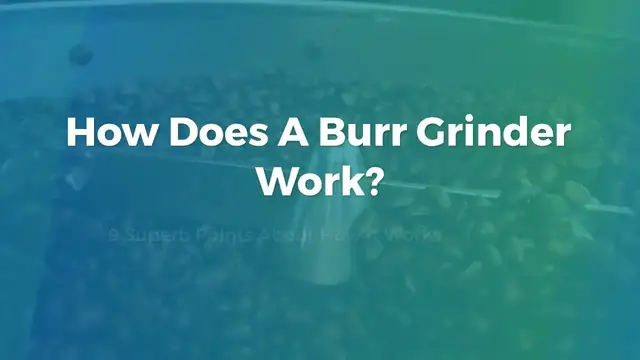 Video thumbnail for How Does A Burr Grinder Work? 9 Superb Points About How It Works