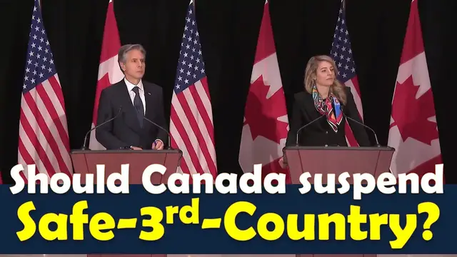 Video thumbnail for Opposition MP urges Liberals to unilaterally suspend Third Safe Country Agreement