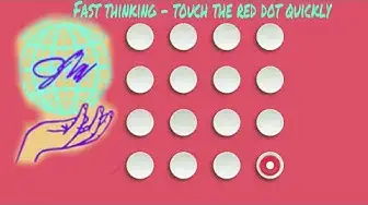 Video thumbnail for Tư duy nhanh - chạm nhanh vào chấm đỏ I Test Your Brain Power I Vũ Giang Channel
