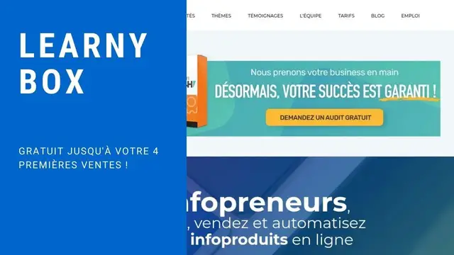 Video thumbnail for LearnyBOX gratuit jusqu'à la 4e VENTE !