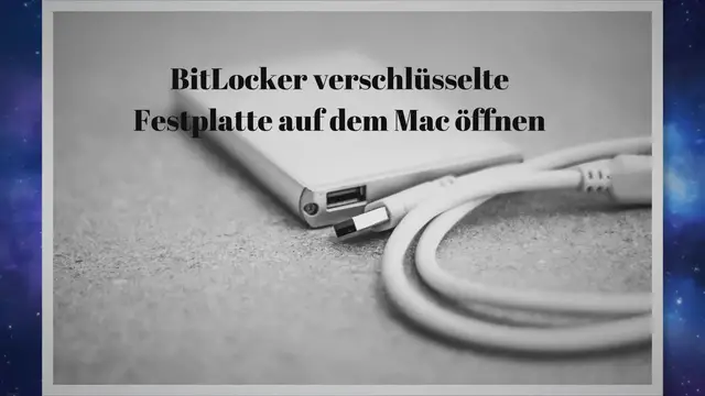Video thumbnail for BitLocker verschlüsselte Festplatte in MacOS öffnen
