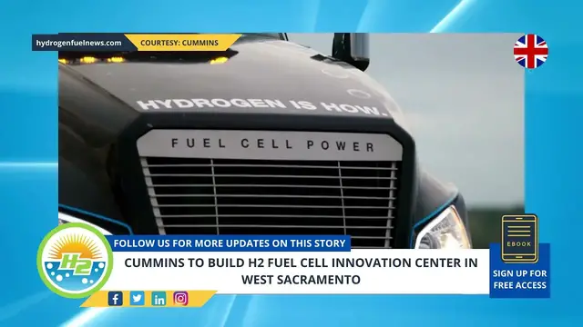 Video thumbnail for Cummins to build H2 fuel cell innovation center in West Sacramento