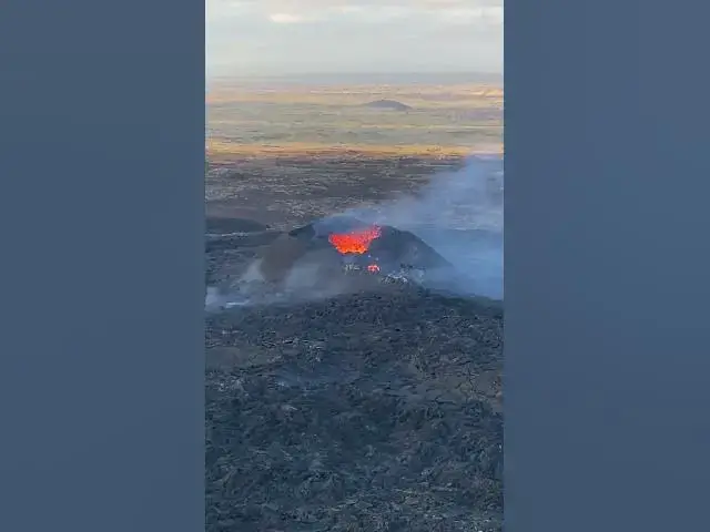 'Video thumbnail for Litli Hrutur volcano 02.08.2023 Iceland'