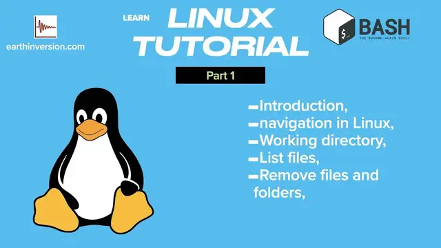 'Video thumbnail for Linux Tutorial   Part 1: basic commands to start with'