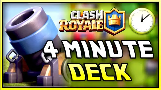 Video thumbnail for MORTAR CYCLE DECK POUNDING DOWN THE TOWERS IN THIS 4 MINUTE DECK FOR CLASH ROYALE!