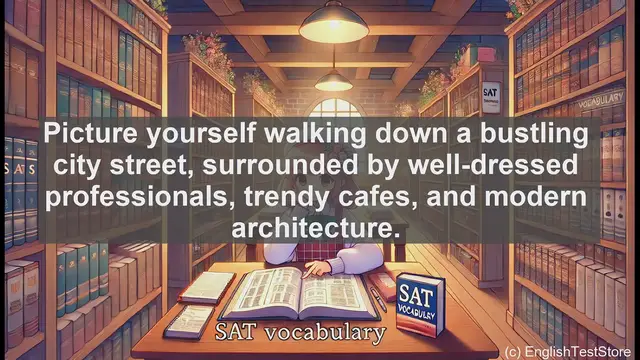 Video thumbnail for 5000 Must Know SAT Vocabulary - Urbanity: The Essence of City Life and Sophistication