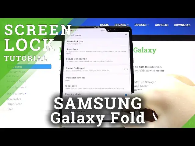'Video thumbnail for How to Change Lock Method in SAMSUNG Galaxy Fold – Set Lock Screen'
