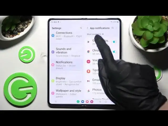 'Video thumbnail for How to Manage App Notifications in SAMSUNG Galaxy Z Fold 4 – Notifications Management'