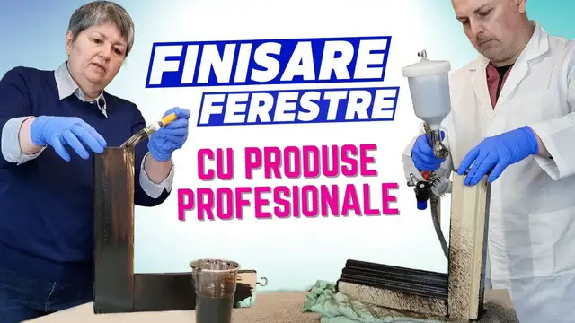 Video thumbnail for Finisare ferestre cu lacuri profesionale